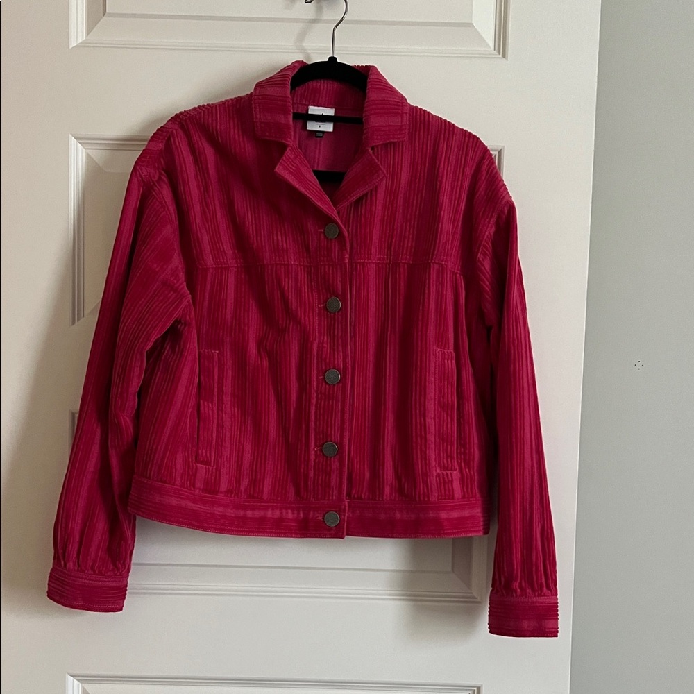 Cabi Pink Corduroy Jacket